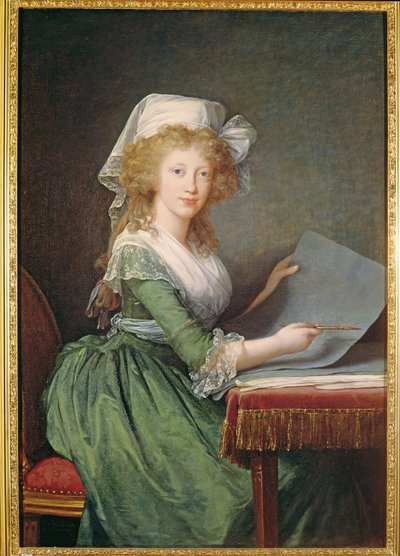 Marie-Louise of Bourbon-Sicily (1773-1802) 1790 by Elisabeth Louise Vigee Lebrun